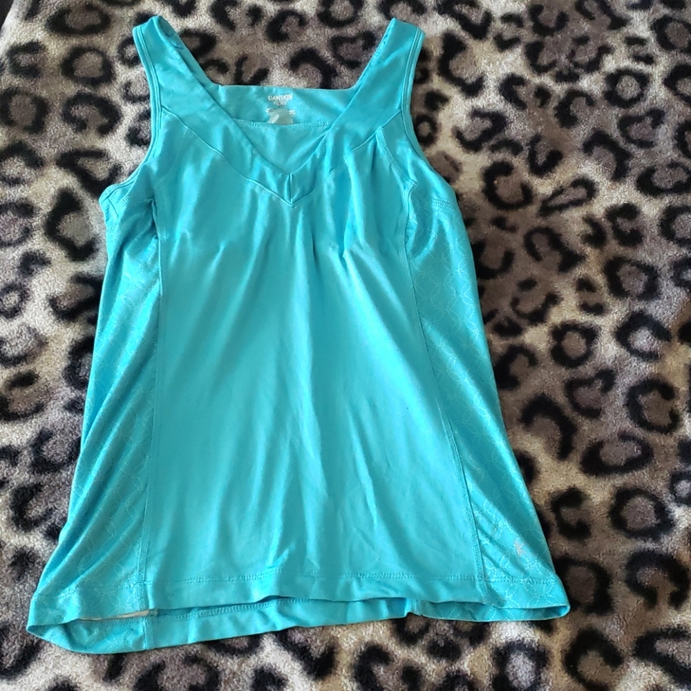 Danskin blue sports top